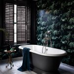 brown bathroom blinds
