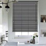 black bathroom blinds-1
